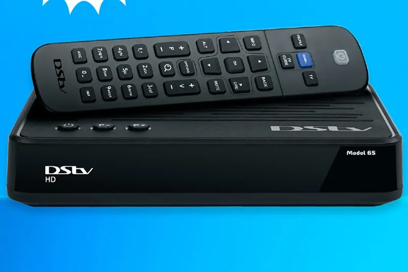 DStv HD decoder with its remote control